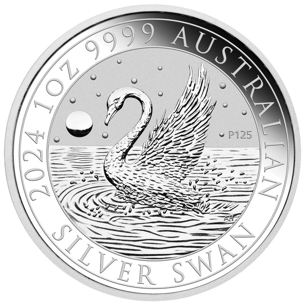 1 Ounce Silver Australian Perth Mint Swan 2024