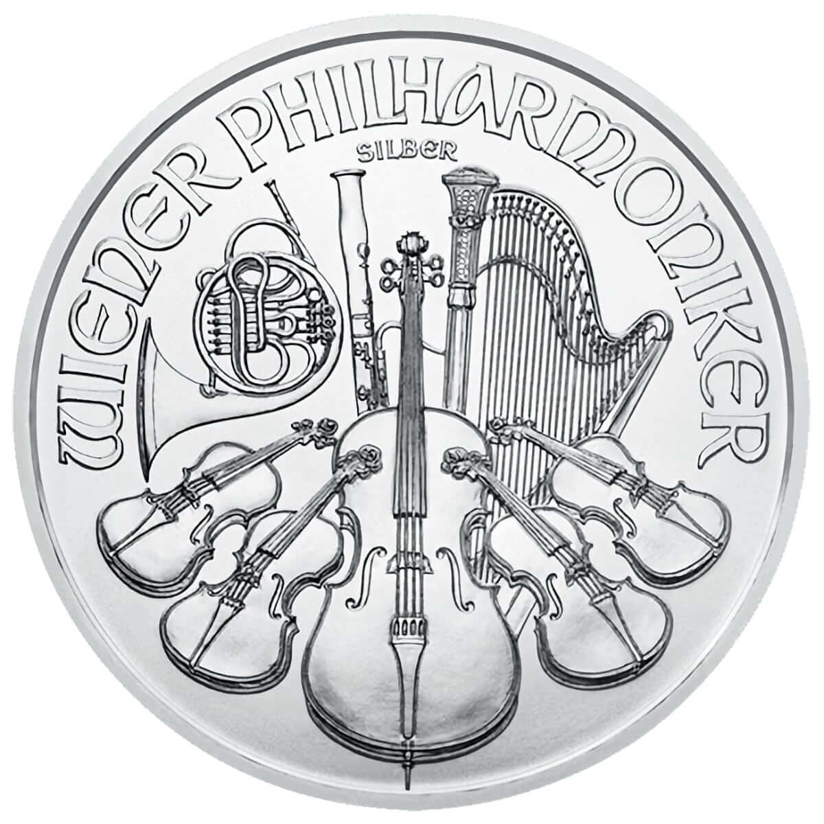 1 Ounce Silver Austrian Philharmonic 2022