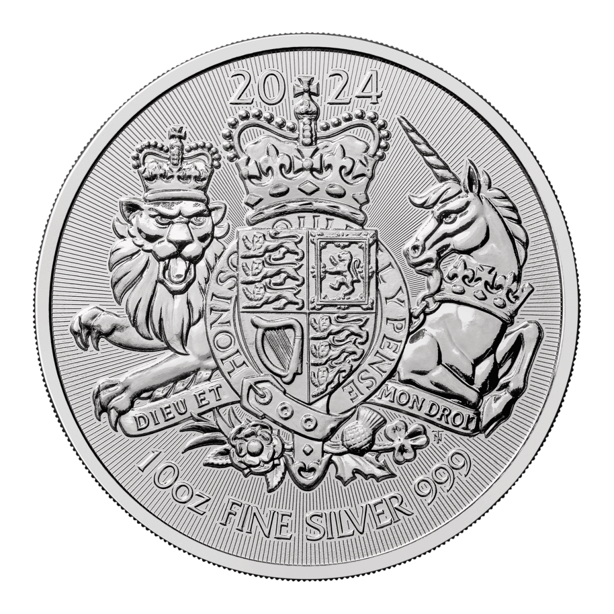 10 Ounce Silver United Kingdom Royal Arms 2024