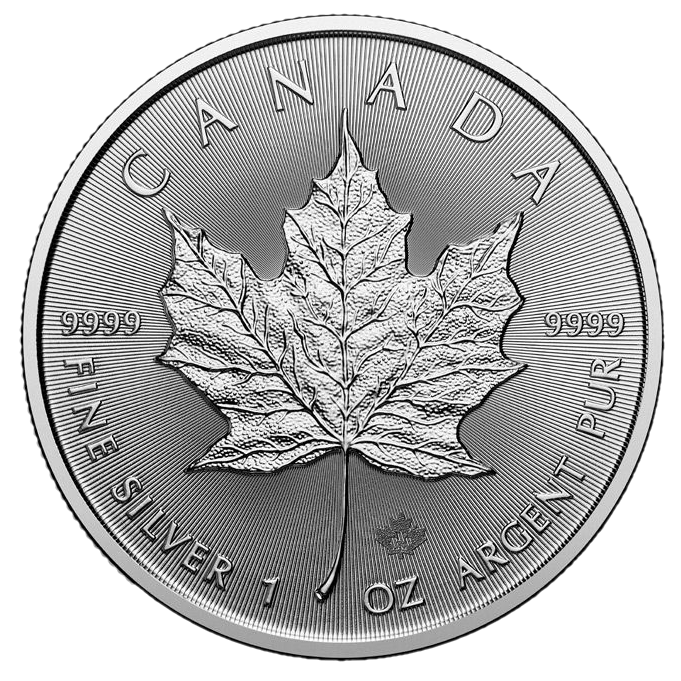 1 Ounce Silver Canadian Maple Leaf 2025