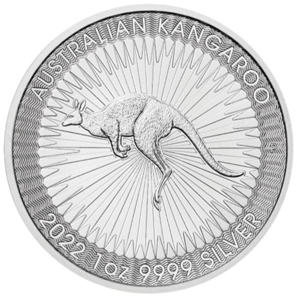 1 Ounce Silver Australian Kangaroo 2022