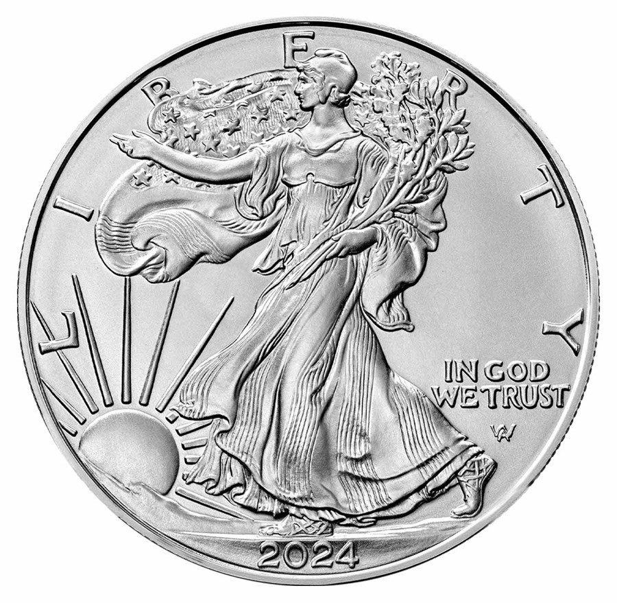 1 Ounce Silver American Eagle 2024