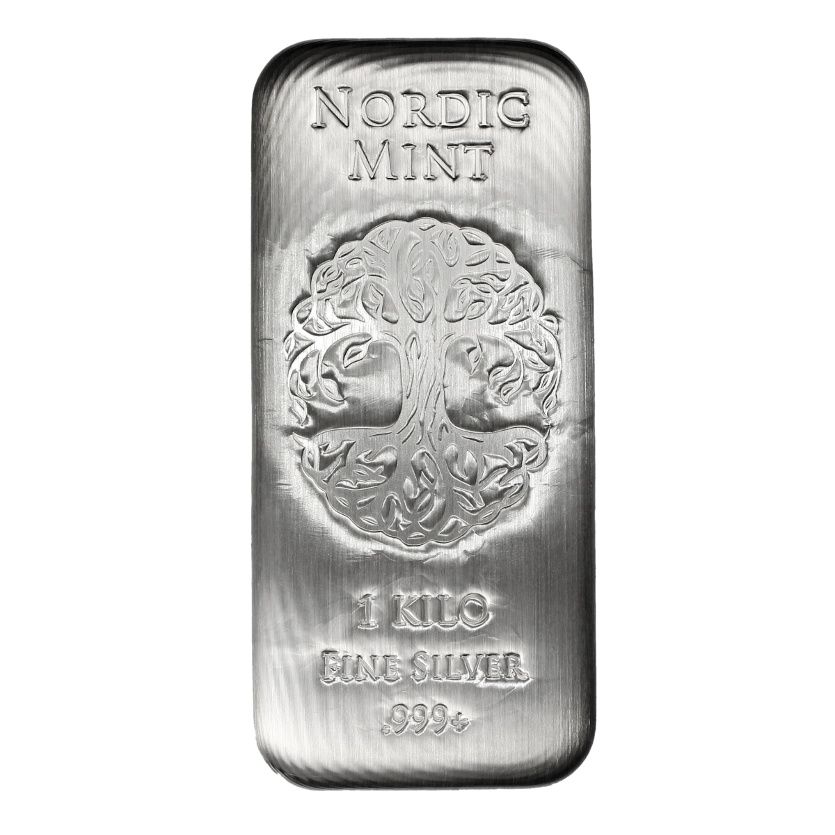 1 Kilo Nordic Mint Tree Silver Bar