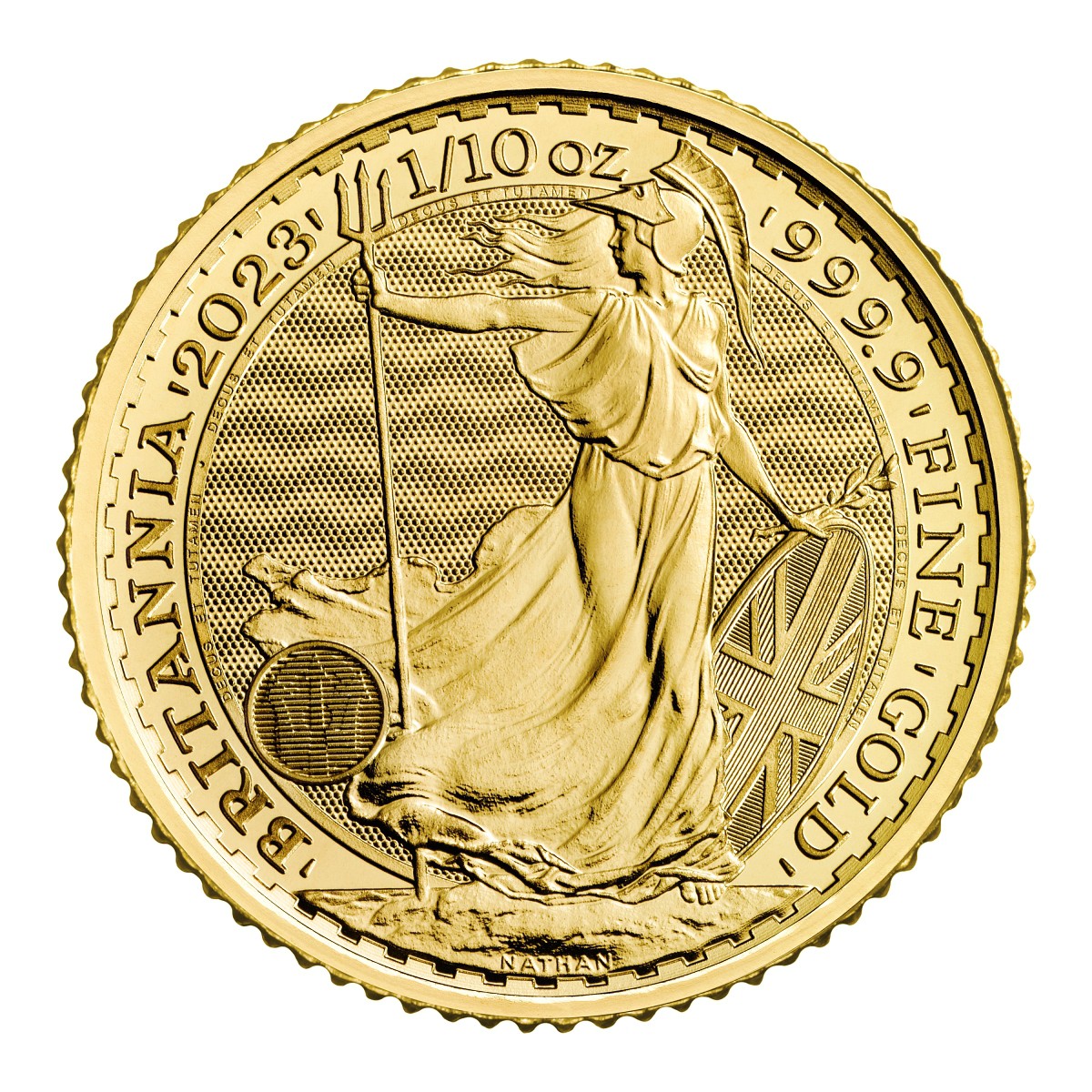 1/10 Ounce Gold Britannia 2023 Queen Elizabeth II