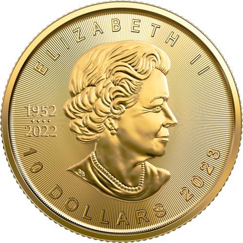 1/4 Ounce Gold Canadian Maple Leaf 2023