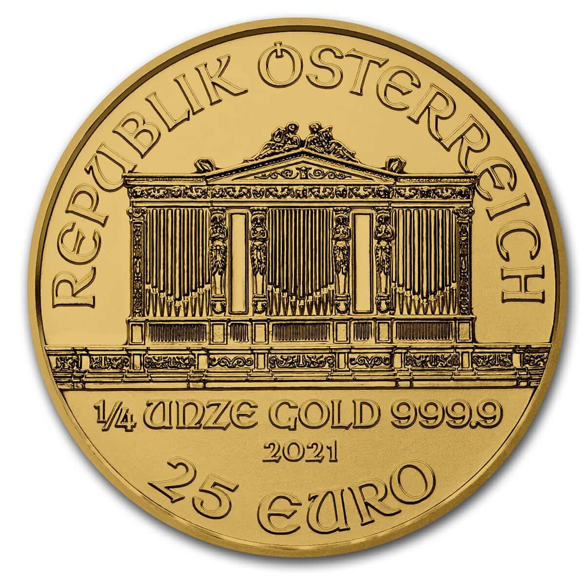 1/4 Ounce Gold Austrian Philharmonic 2021