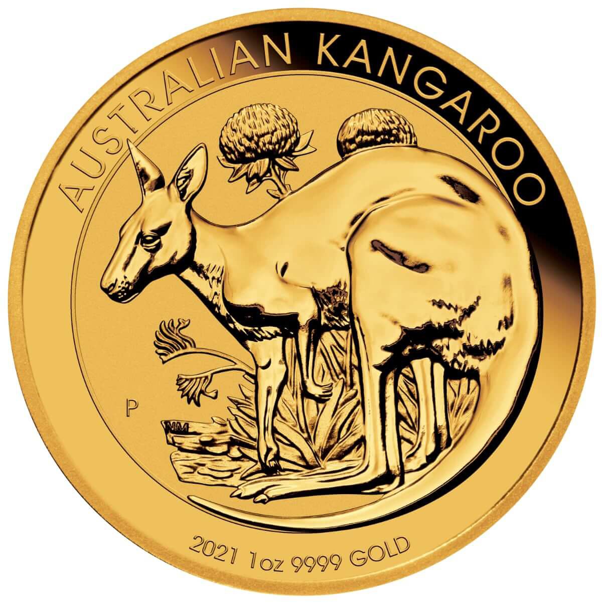 1 Ounce Gold Australian Kangaroo 2021