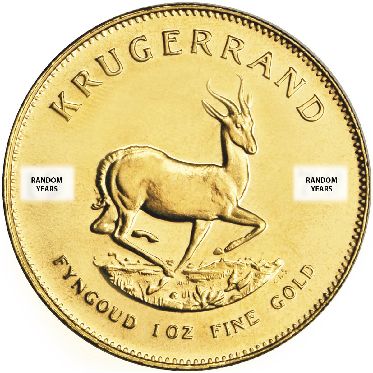 1 Ounce Gold South African Krugerrand (Random Year)