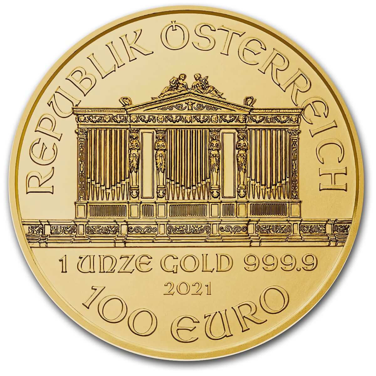 1 Ounce Gold Austrian Philharmonic 2021
