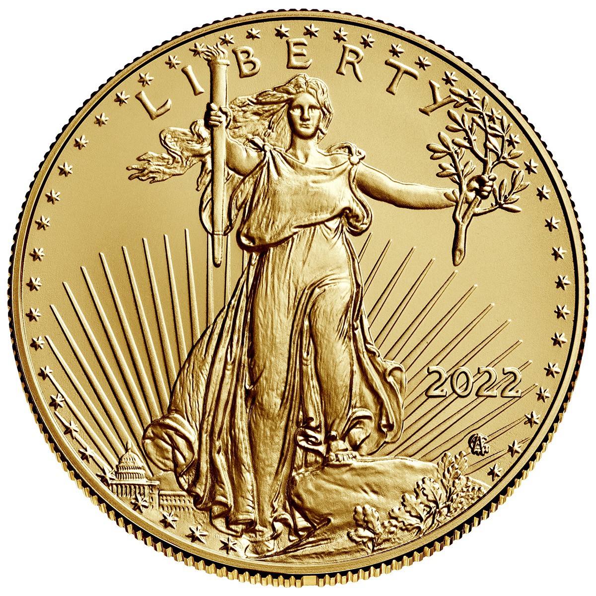 1/4 Ounce Gold American Eagle 2022