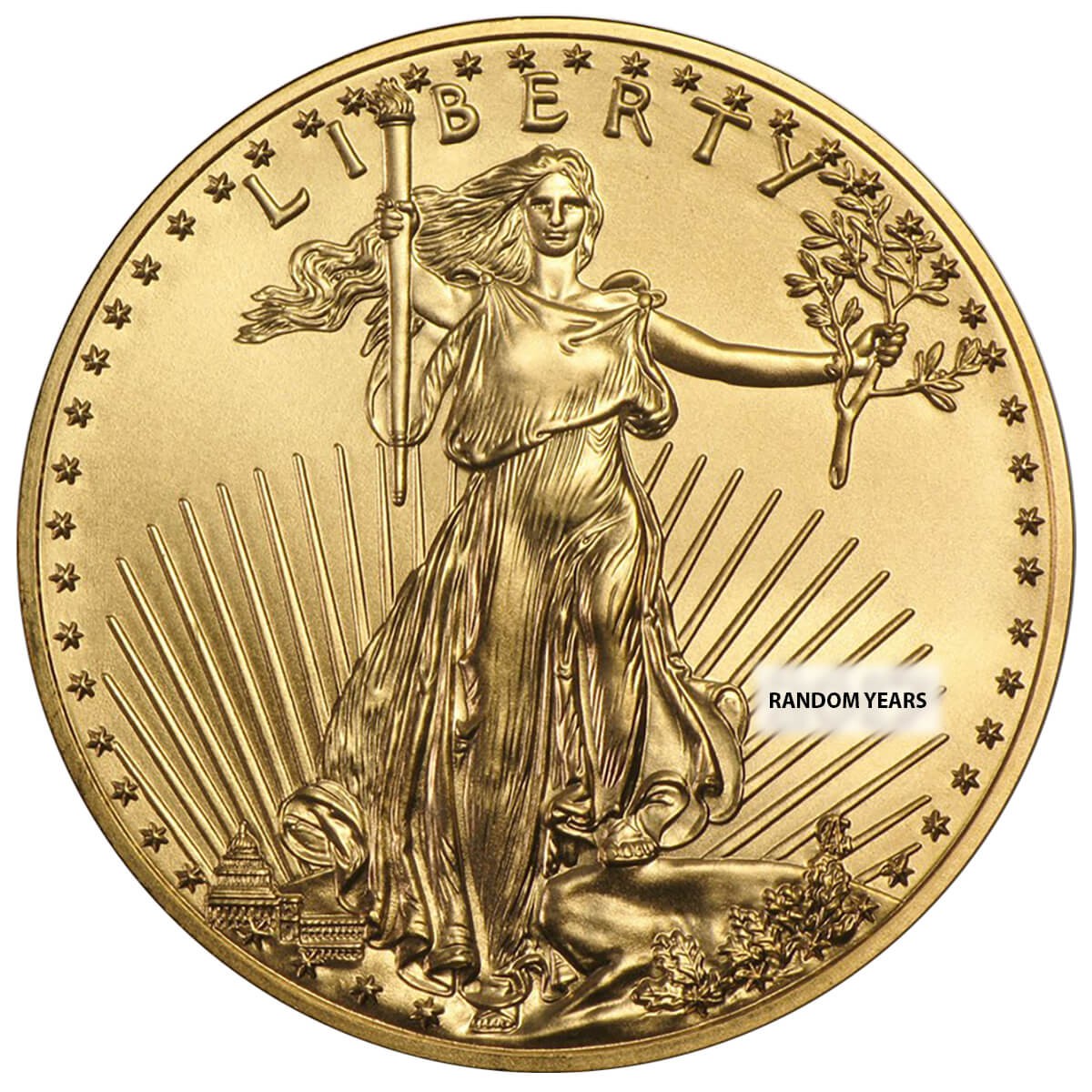 1/2 Ounce Gold American Eagle (Random Year)