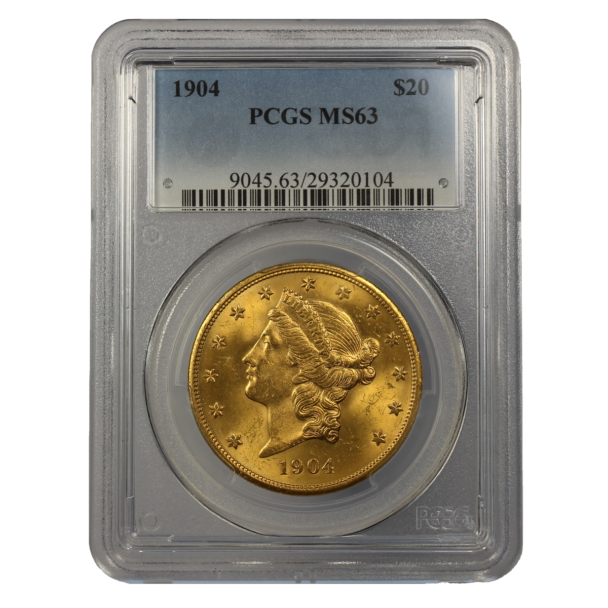 $20 Gold Liberty Double Eagle MS63 NGC or PCGS (Random Dates)