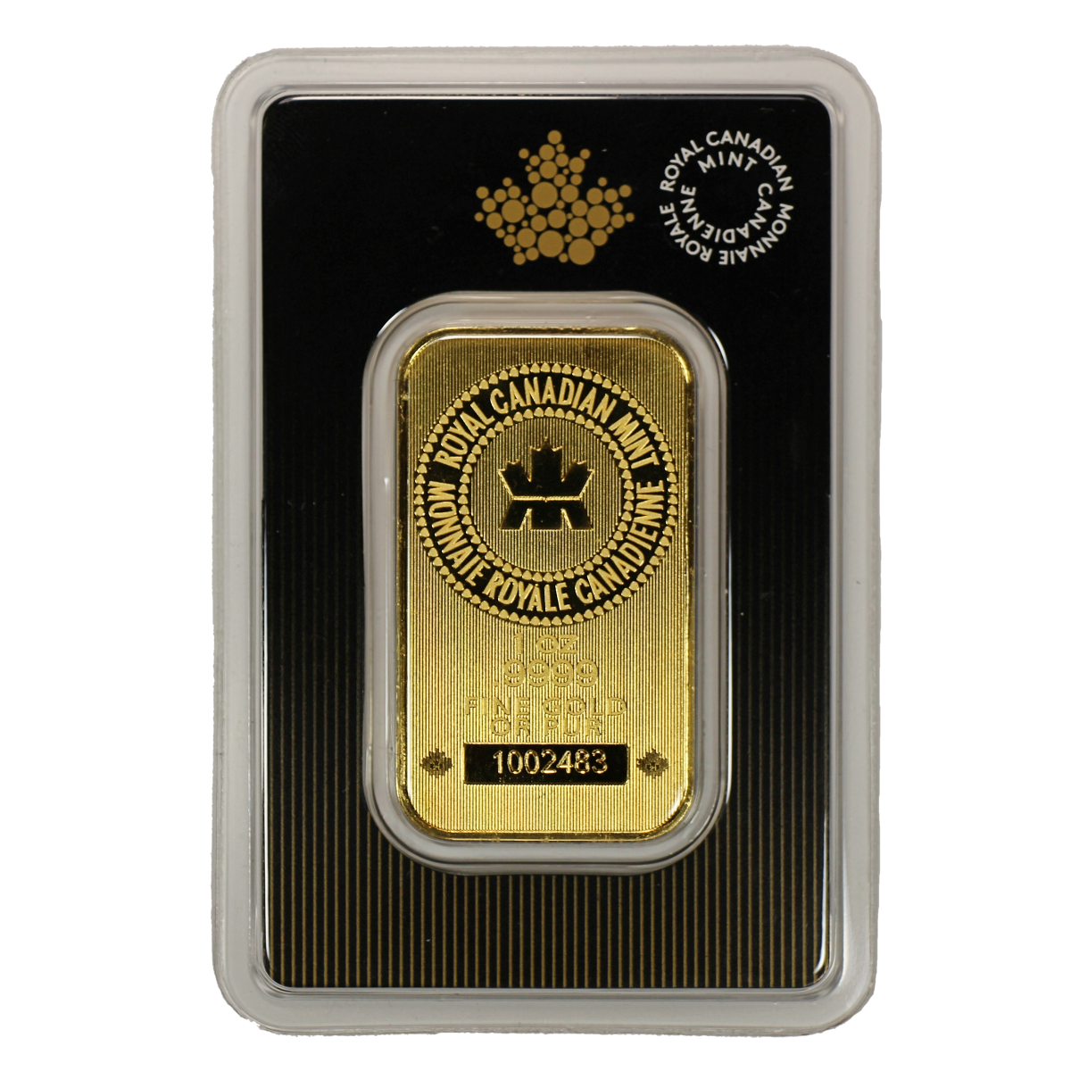 1 oz RCM Gold Bar - Royal Canadian Mint (In Assay)