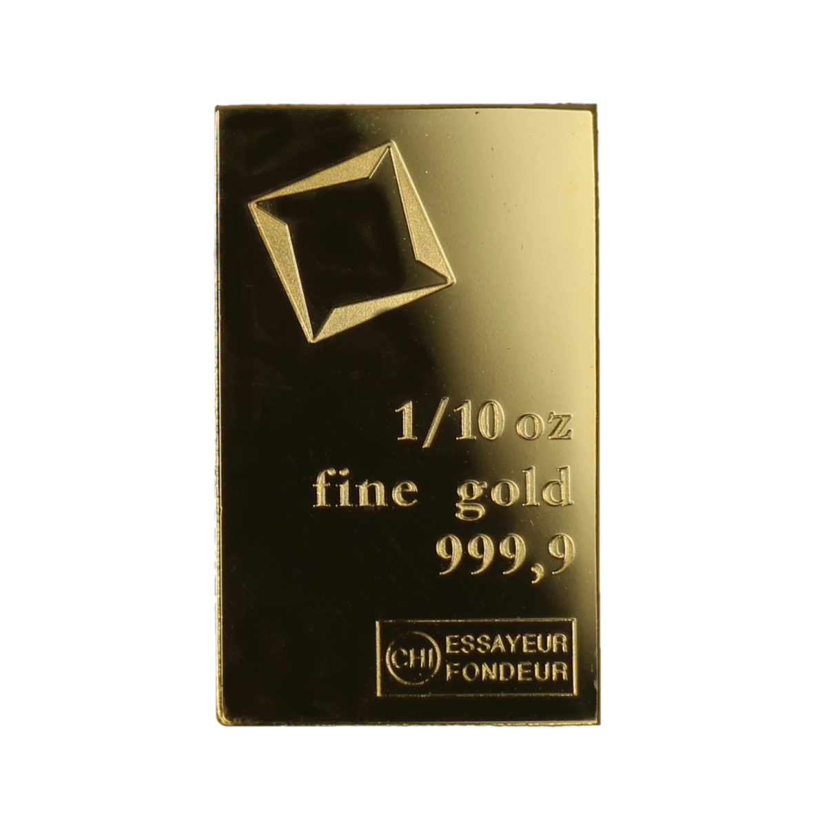 1/10 Ounce Gold Valcambi Suisse Bar