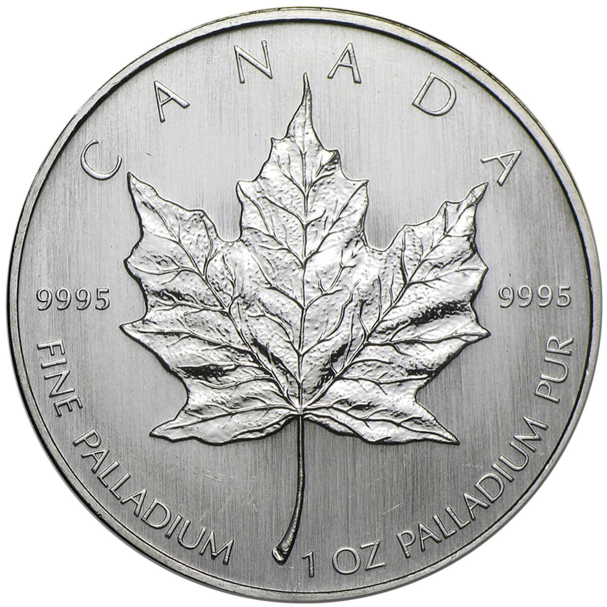 1 Ounce Palladium Canadian Maple Leaf