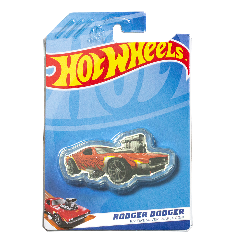 2024 Hot Wheels Rodger Dodger Solomon Islands 1oz. Silver $2 Coin