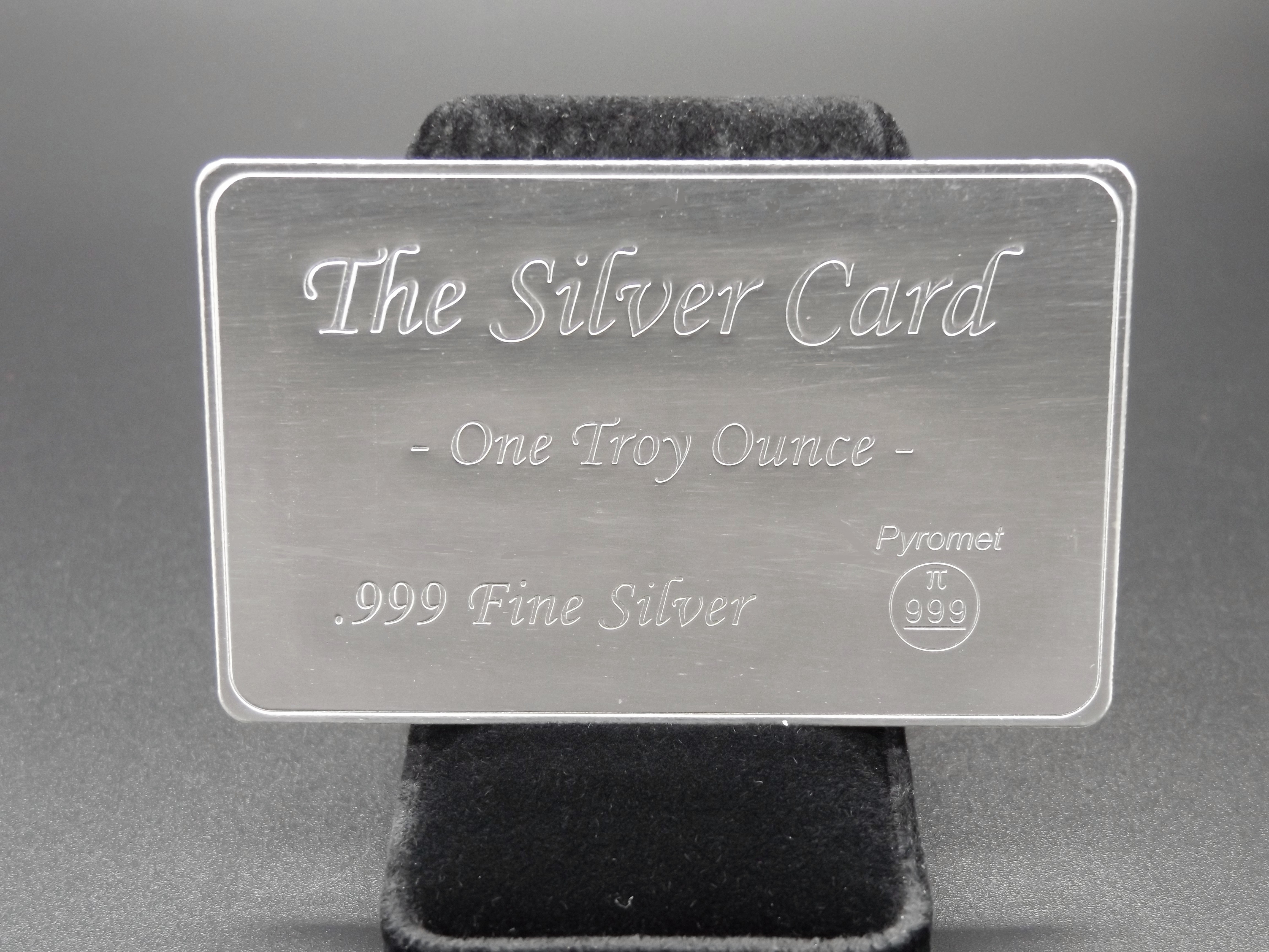 1 Ounce Silver Card Pyromet
