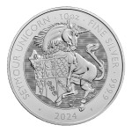 10 Ounce Silver Royal Tudor Beasts Unicorn of Seymour 2024