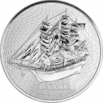 2022 1 Ounce Silver Cook Islands Silver Bounty Coin