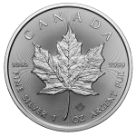 1 Ounce Silver Canadian Maple Leaf 2024