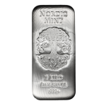 1 Kilo Nordic Mint Tree Silver Bar