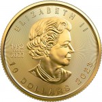 1/4 Ounce Gold Canadian Maple Leaf 2023