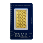 1 Ounce Gold Bar - PAMP Suisse