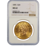 $20 Gold Liberty Double Eagle MS62 NGC or PCGS (Random Dates)