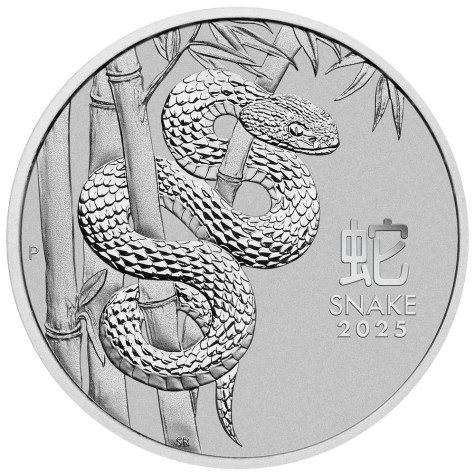 1 Ounce Platinum Australian Lunar Year of the Snake 2025 (Series III)