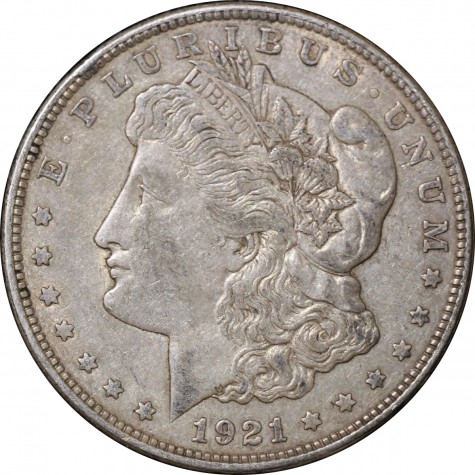 1921 Morgan Silver Dollar VG+
