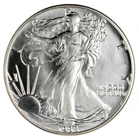1 Ounce Silver American Eagle 1988