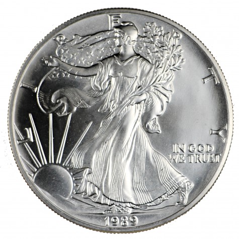 1 Ounce Silver American Eagle 1989