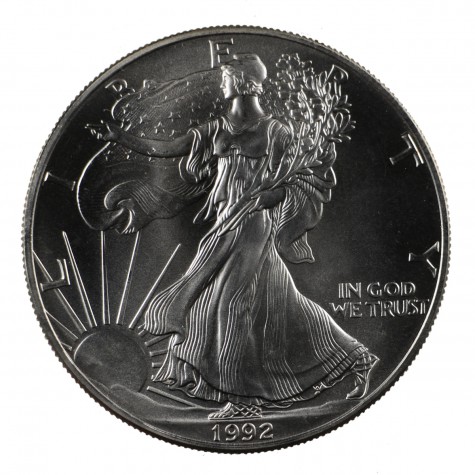 1 Ounce Silver American Eagle 1992