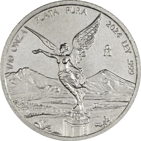 1/10 Ounce Mexican Silver Libertad 2024