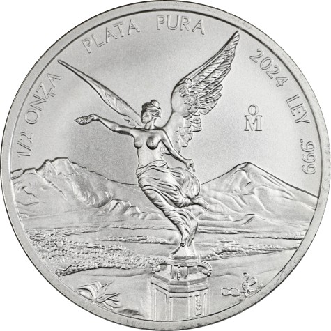1/2 Ounce Mexican Silver Libertad 2024