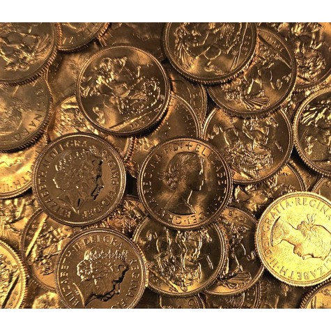 .2354 Ounce Gold British Sovereigns Elizabeth