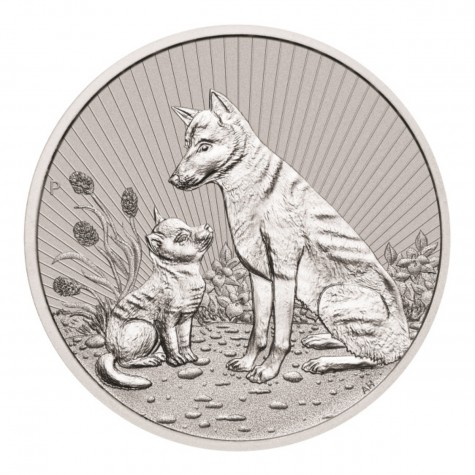 10 Ounce Australian Mother & Baby Dingo Coin 2022