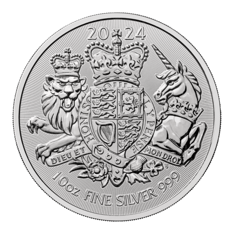 10 Ounce Silver United Kingdom Royal Arms 2024