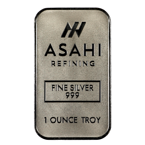 1 Ounce Silver Asahi Bar