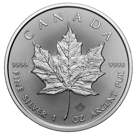 1 Ounce Silver Canadian Maple Leaf 2024