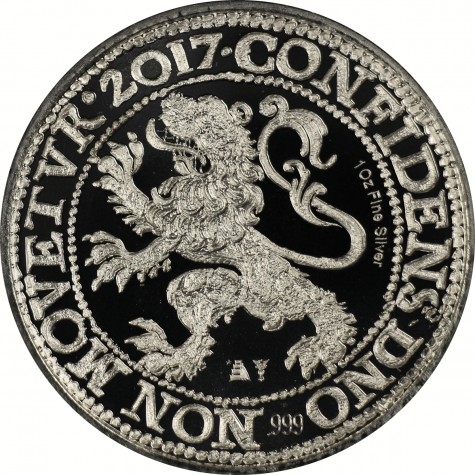 2017 Netherlands Lion Dollar Silver 1oz Proof