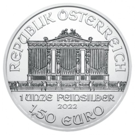 1 Ounce Silver Austrian Philharmonic 2022