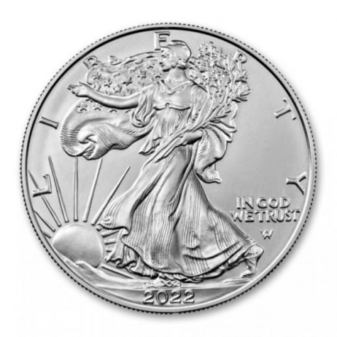 1 Ounce Silver American Eagle 2022