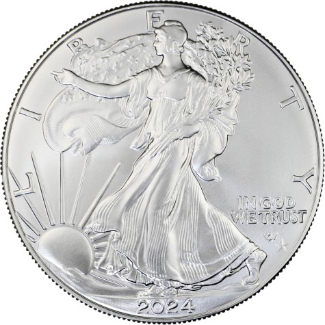 1 Ounce Silver American Eagle 2024 Star Privy Mark