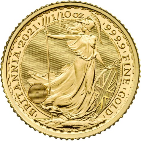 1/10 Ounce Gold Britannia (Random Date)