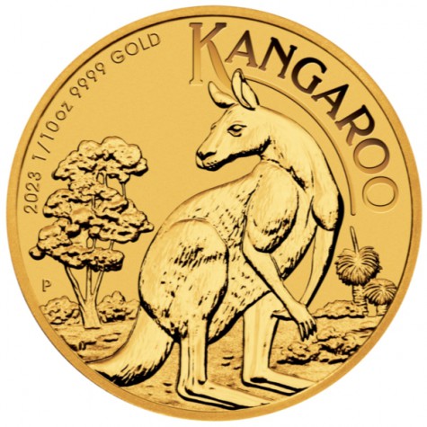 1/10 Ounce Gold Australian Kangaroo 2023