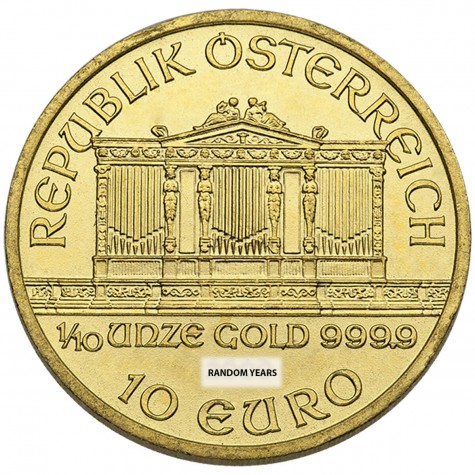1/10 Ounce Gold Austrian Philharmonic