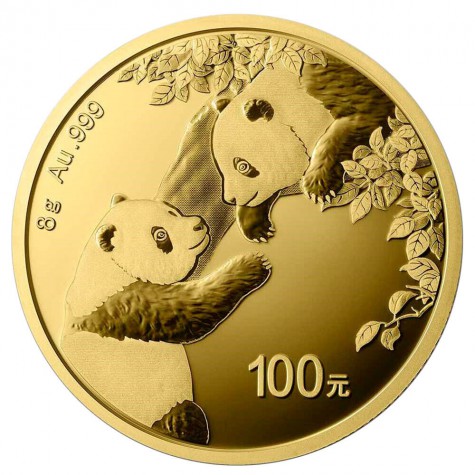8 Gram Gold Chinese Panda 2023