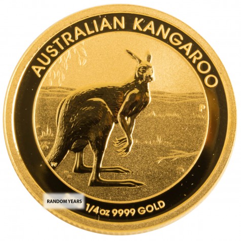 1/4 Ounce Gold Australian Kangaroo (Random Year)