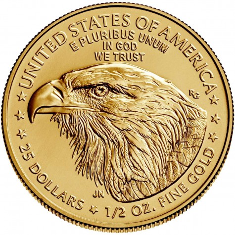 1/2 Ounce Gold American Eagle 2021 Type 2